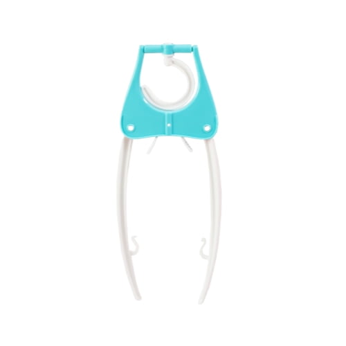 1* Durable Portable Folding Clothing Coat Hanger Travel Plastic Hangers Y5E4 